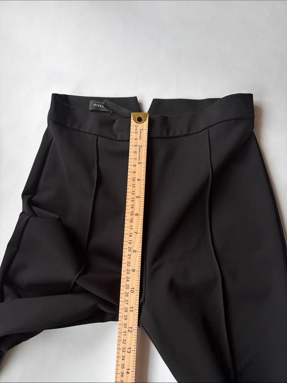 Pinko Mandarino Pantalone Black Scuba Pants-size 4 - Picture 7 of 14